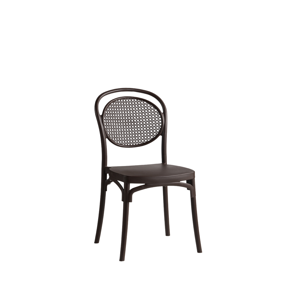 Sera Caffe Chair Brown