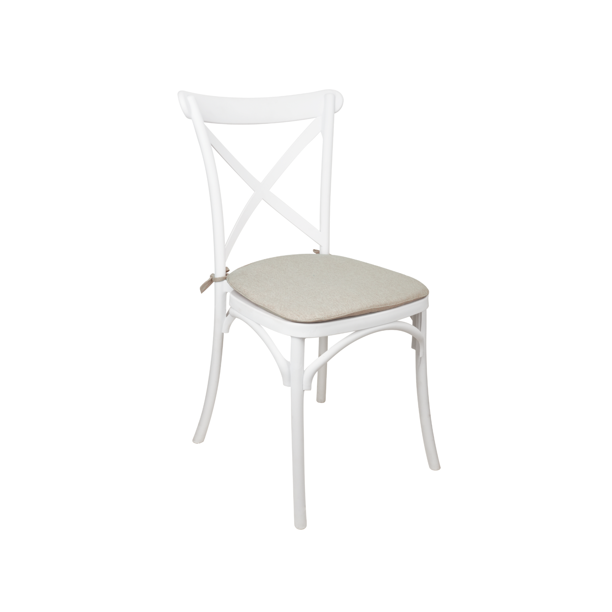 The Elmwood Crossback Caffe Chair - White