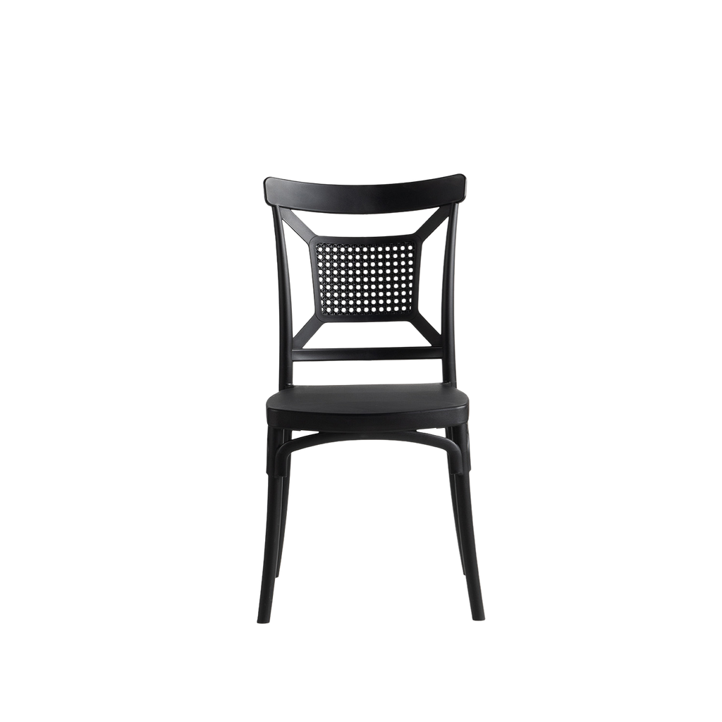 Enzo Caffe Chair Black