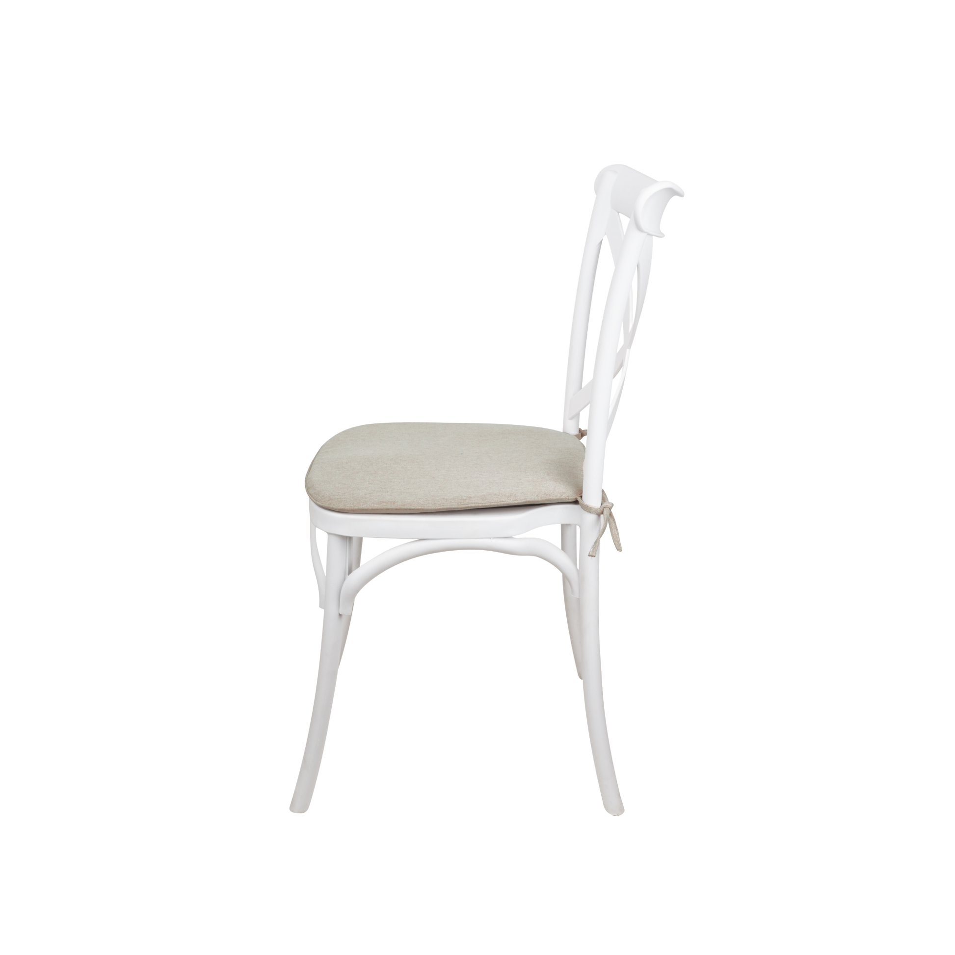 The Elmwood Crossback Caffe Chair - White