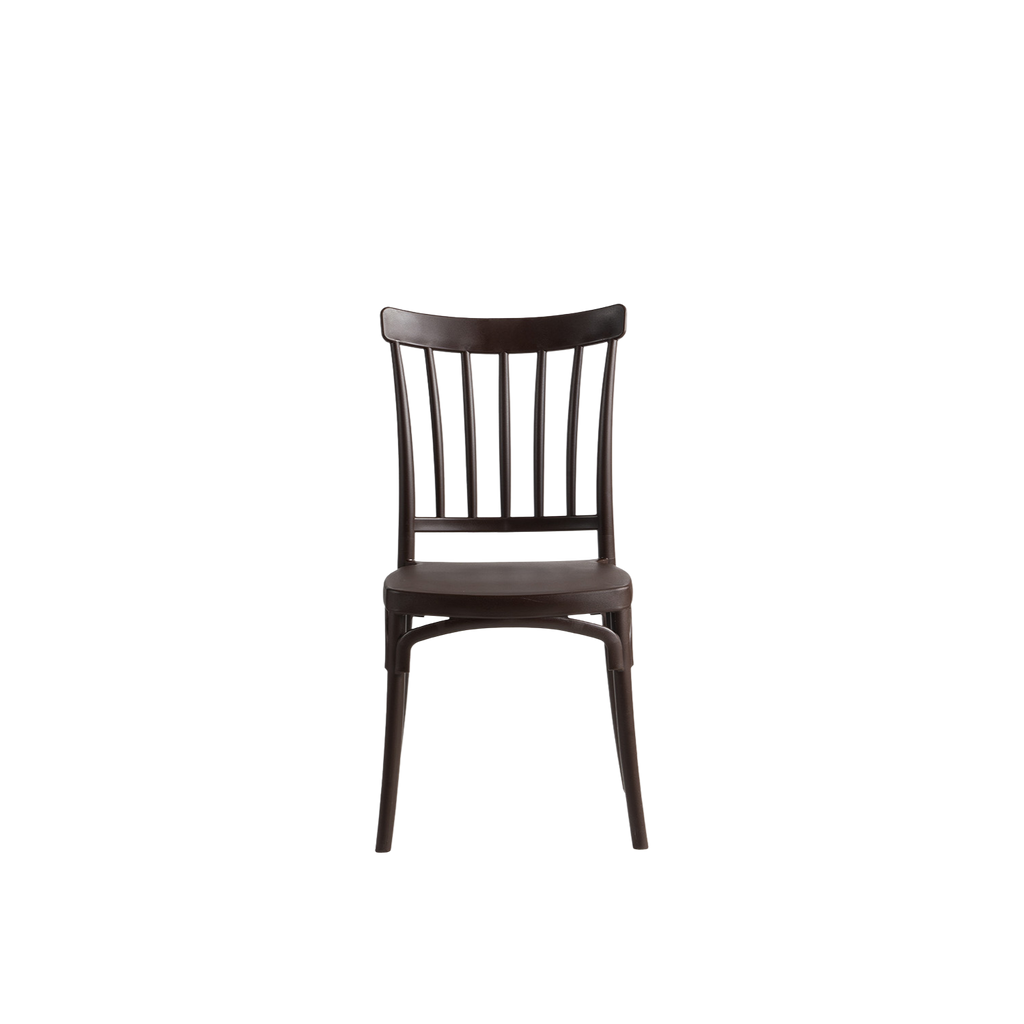 Polypropylene Caffe Chair Brown