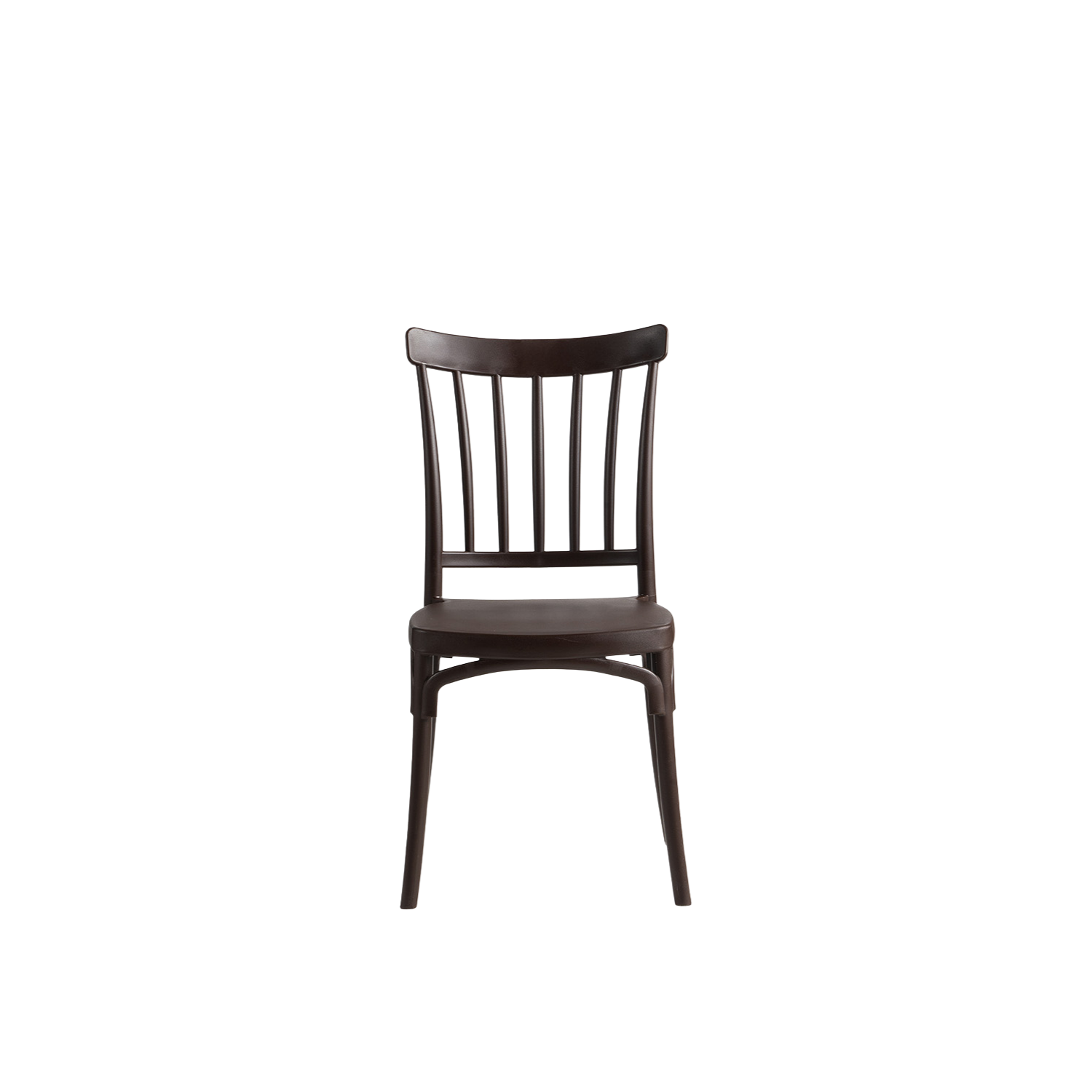 Polypropylene Caffe Chair Brown