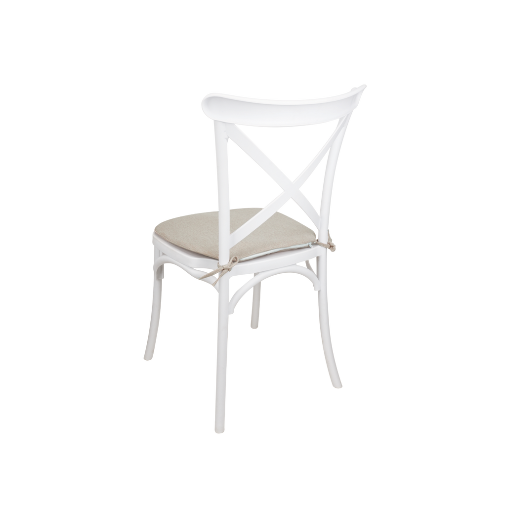 The Elmwood Crossback Caffe Chair - White