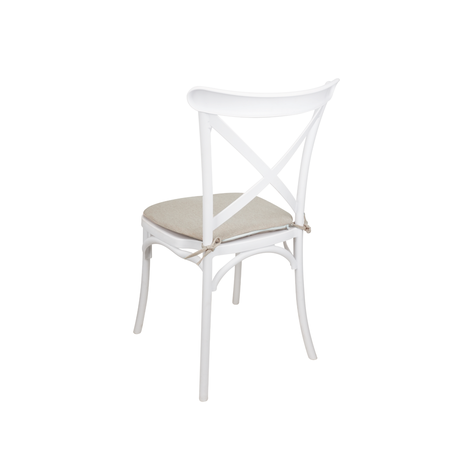 The Elmwood Crossback Caffe Chair - White