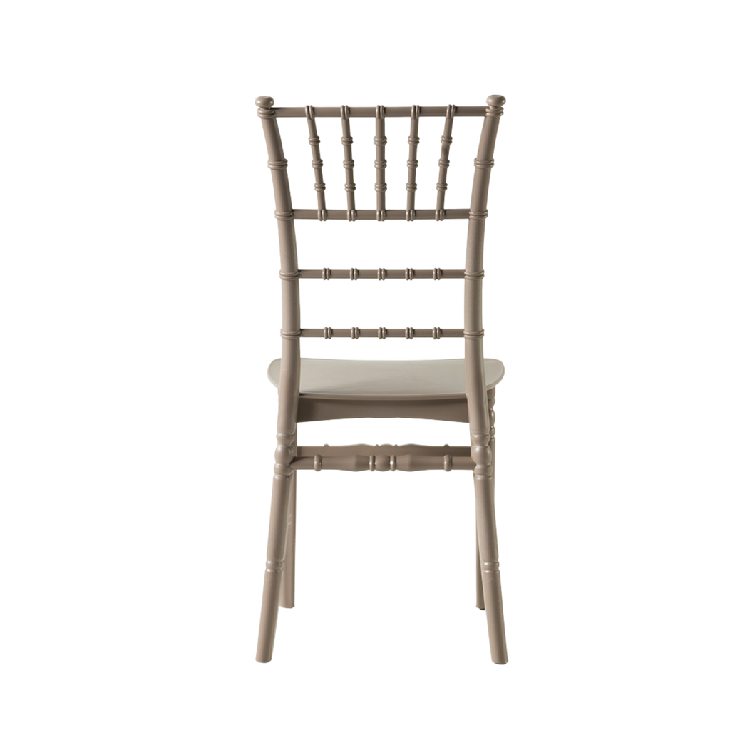 Chiavari Tiffany Polypropylene Stacking Chair Limewash