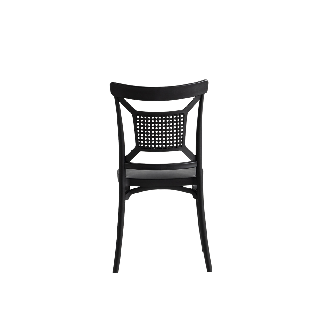 Enzo Caffe Chair Black