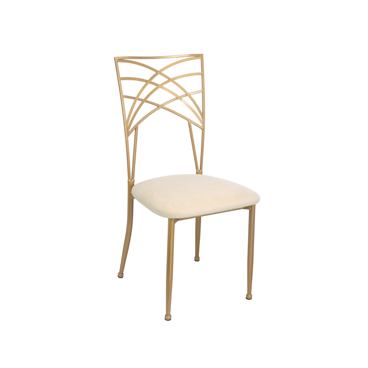 Chameleon Steel Event Chair Gold White