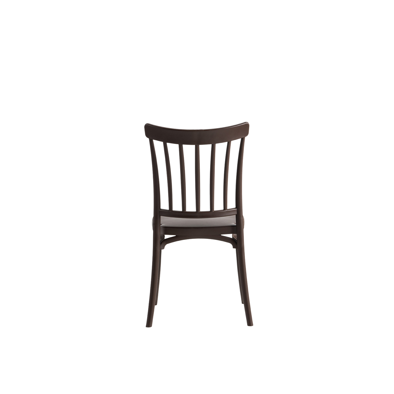 Polypropylene Caffe Chair Brown