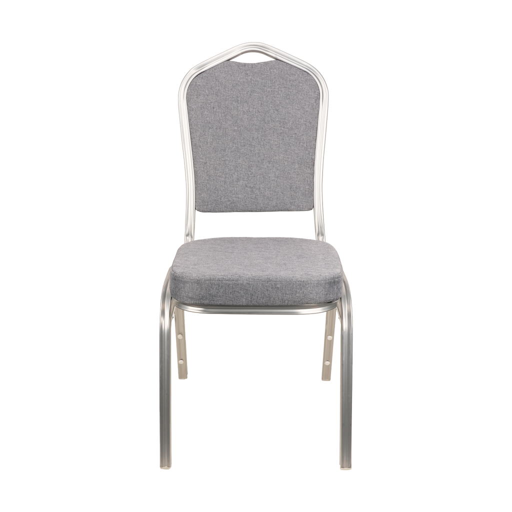Premium Banquet Stacking Polypropylene Chair Grey
