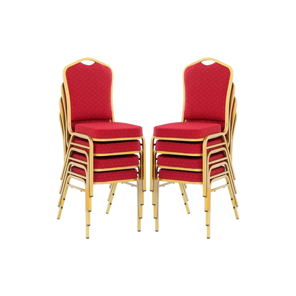Premium Banquet Stacking Chair Red