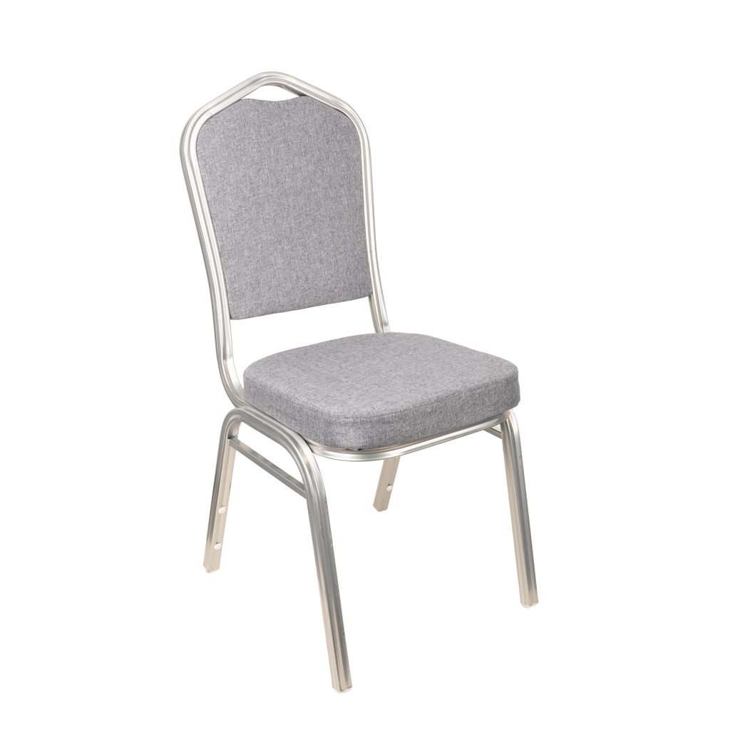 Premium Banquet Stacking Polypropylene Chair Grey