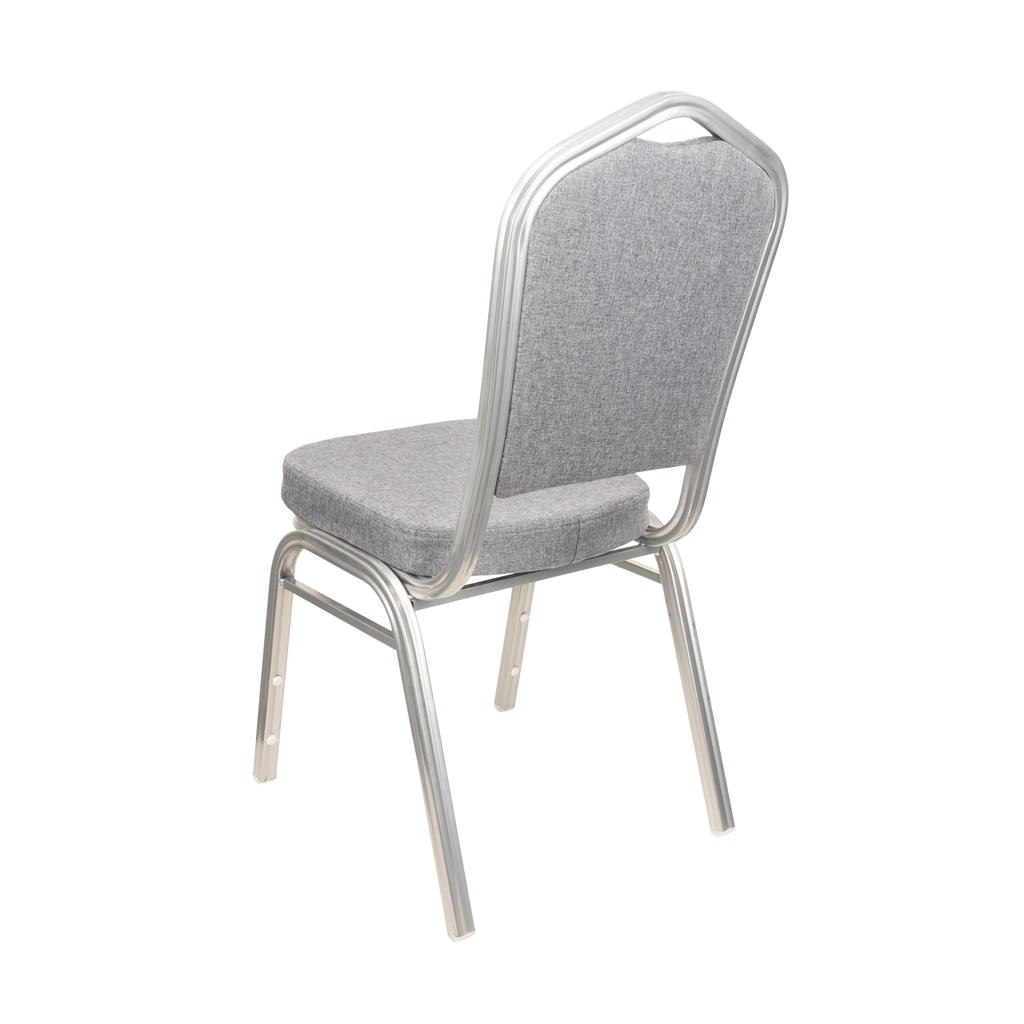 Premium Banquet Stacking Polypropylene Chair Grey